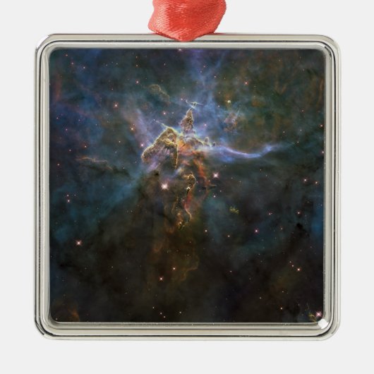 Carina Nebula Star-bildende Säulen Ornament Aus Metall (Vorne)