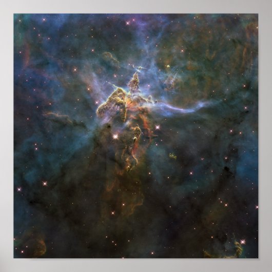 Carina Nebula Star-bildende Säulen Poster (Vorne)