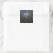 Carina Nebula Star-bildende Säulen Quadratischer Aufkleber (Tasche)
