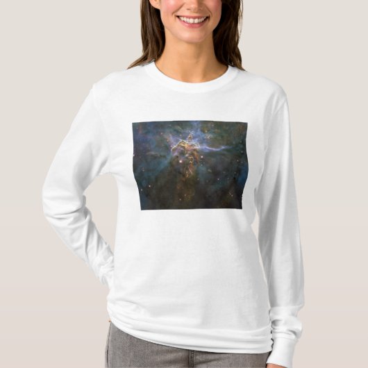 Carina Nebula Star-bildende Säulen T-Shirt (Vorderseite)