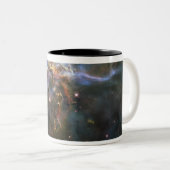 Carina Nebula Star-bildende Säulen Zweifarbige Tasse (VorderseiteRechts)