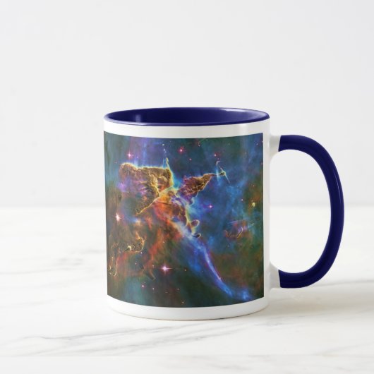 Carina Nebula, Star Forming Gas-Cloud-Skulptur Tasse (Rechts)