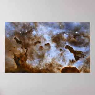 Carina Nebula Star-Forming-Säulen Poster