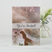 Carina Nebula Staubpfeiler Einladung (Stehend Vorderseite)