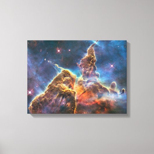 Carina Nebula vom Hubble-Weltraumteleskop Leinwanddruck (Vorderseite)