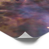 Carina Nebula vom Hubble-Weltraumteleskop Poster (Ecke)