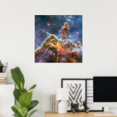 Carina Nebula vom Hubble-Weltraumteleskop Poster (Heimbüro)