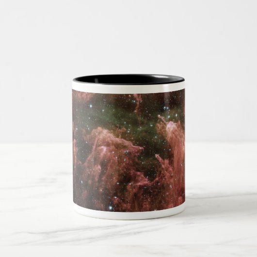 Carina Nebula Zweifarbige Tasse (Mittel)