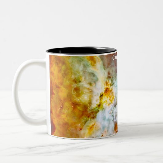 Carina Nebula Zweifarbige Tasse (Links)