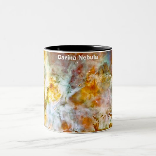 Carina Nebula Zweifarbige Tasse (Mittel)