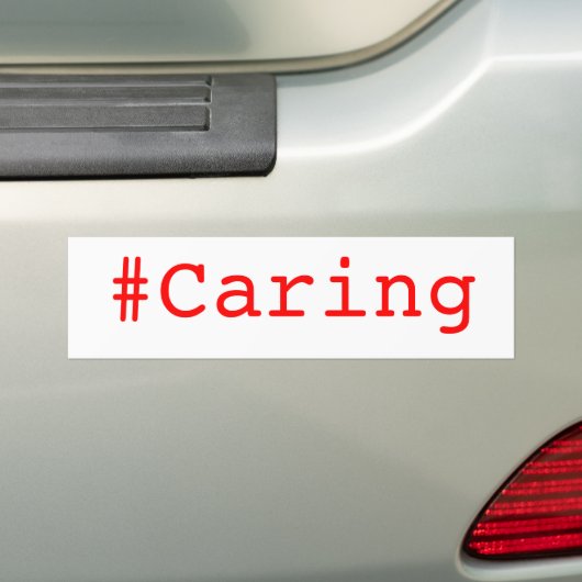 #Caring Autoaufkleber (Auf Auto)
