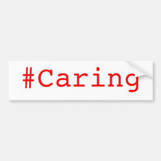 #Caring Autoaufkleber