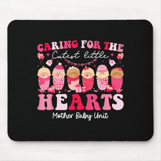Caring For The Cutest Hearts Mother Baby Unit Vale Mousepad (Vorne)