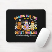 Caring For The Cutest Pumpkins Mother Baby Nurse H Mousepad (Mit Mouse)