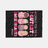 Caring For The Cutest Sweethearts Nicu Nurse Valen Fleecedecke (Vorderseite (Horizontal))