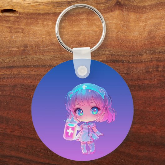 Caring Hands, Healing Hearts Key Ring Schlüsselanhänger (Rückseite)