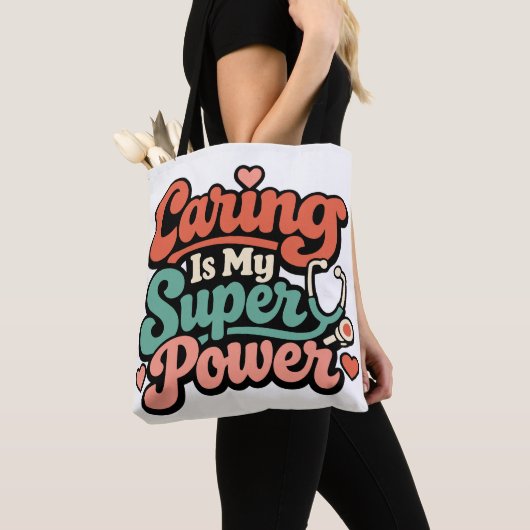 Caring Is My Superpower Nurse   Tasche (Von Nahem)