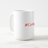 #Caring Kaffee-Tasse Kaffeetasse (Vorderseite Links)