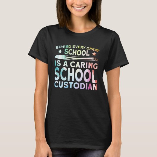 Caring School Custodian T-Shirt (Vorderseite)