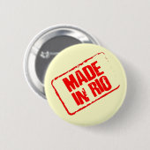 CARIOCA IN RIO-BRIEFMARKE BUTTON (Vorne & Hinten)