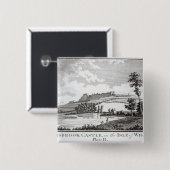 Carisbrook Schloss, in der Insel von Wight Button (Vorne & Hinten)