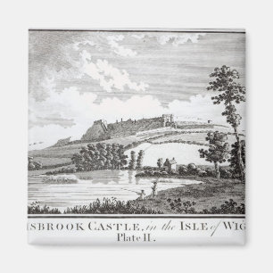 Carisbrook Schloss, in der Insel von Wight Magnet