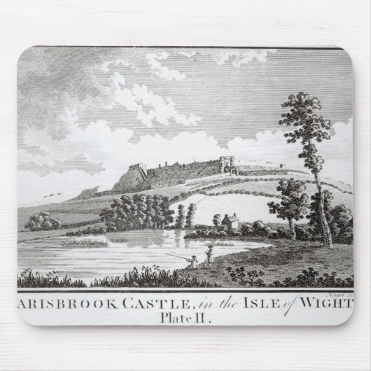 Carisbrook Schloss, in der Insel von Wight Mousepad (Vorne)
