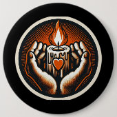 Caritas Hilfe für die Bedürftigen Button (Vorderseite)