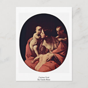 Caritas Oval Von Guido Reni Postkarte