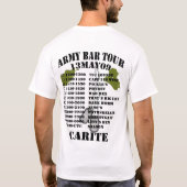 Carite-Armee Bar-Ausflug-Shirt T-Shirt (Rückseite)