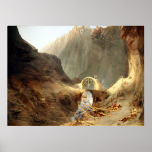 Carl Blechen Bridge of the Devil Poster