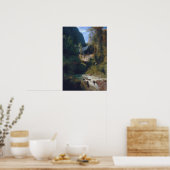 Carl Blechen - Schlucht bei Amalfi Poster (Küche)