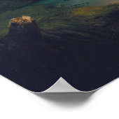 Carl Blechen - Schlucht bei Amalfi Poster (Ecke)