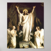Carl Bloch - Auferstehung Christi Poster (Vorne)