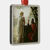 Carl Bloch: Frau am Brunnen Ornament Aus Metall (Rechts)