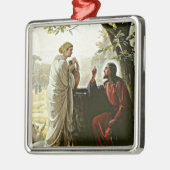 Carl Bloch: Frau am Brunnen Ornament Aus Metall (Links)