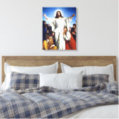 Carl Bloch-Kunstwerk, Christus Colsulator Leinwanddruck (Insitu (Schlafzimmer))