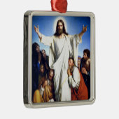 Carl Bloch Kunstwerk, Christus Consolator Ornament Aus Metall (Rechts)