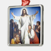 Carl Bloch Kunstwerk, Christus Consolator Ornament Aus Metall (Links)