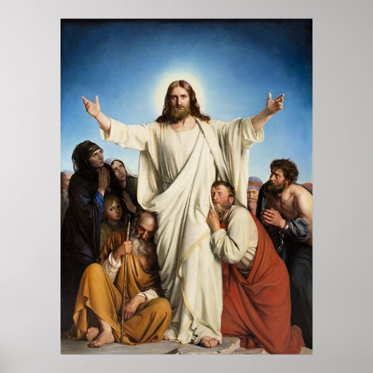 Carl Blochs berühmtes Kunstwerk, Poster (Vorne)