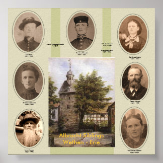 Carl, Christlich, Christiane, Georg, Karoline, W.. Poster