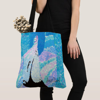 Carl der Blaue Flamingo Just Dahl Tote Tasche