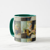 Carl Duxa Vintage Blume Tasse (Vorderseite Links)