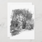 Carl Emil Doepler - Frigg as Ostara Einladung (Vorne/Hinten)