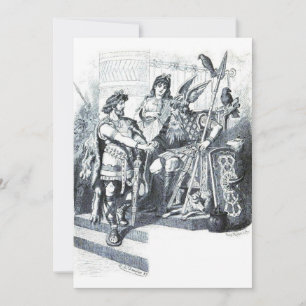 Carl Emil Doepler - Vidar und Odin Einladung