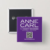 Carl for Cochise Sq Button, 2 in Button (Vorne & Hinten)