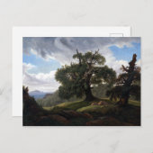 Carl Gustav Carus Gedächtnis einer waldreichen Ins Postkarte (Vorne/Hinten)