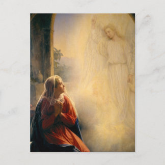 Carl Heinrich Bloch - Die Ankündigung Postkarte