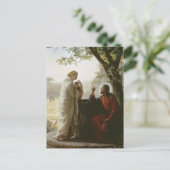 Carl Heinrich Bloch - Frau am Brunnen Postkarte (Stehend Vorderseite)