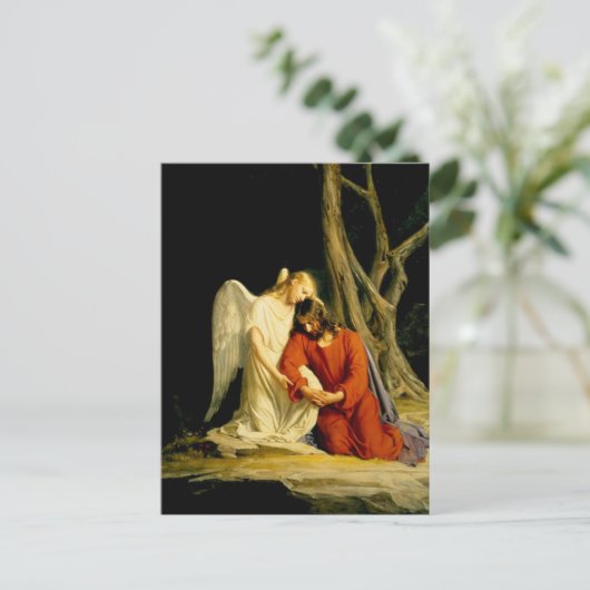 Carl Heinrich Bloch - Gethsemane Postkarte (Stehend Vorderseite)